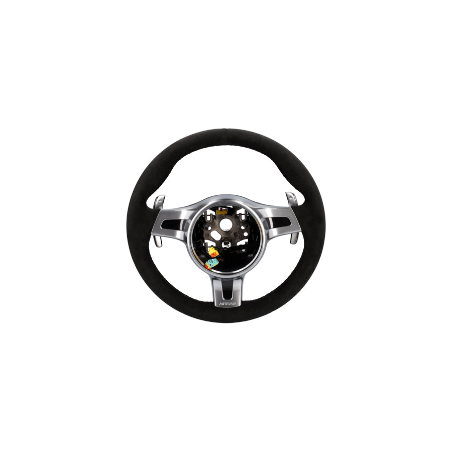 Genuine Porsche Sportdesign Steering Wheel Padded In Black Alcantara Porsche 997 / 987 Boxster / 987 Cayman |