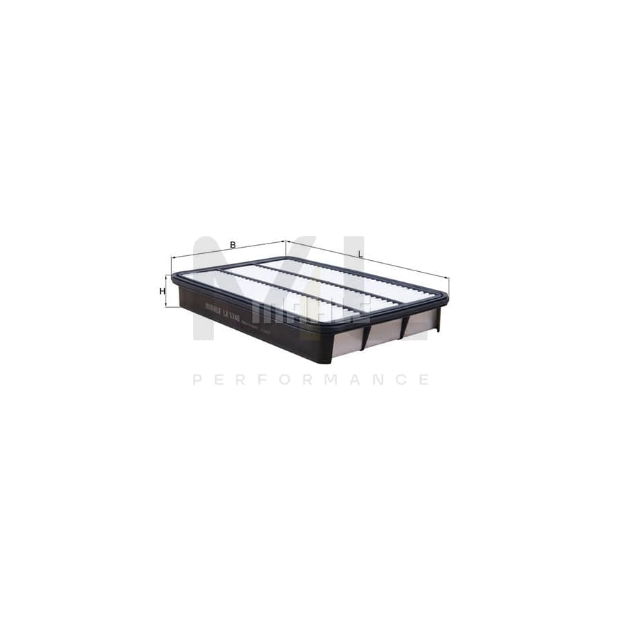 MAHLE ORIGINAL LX 1740 Air Filter Filter Insert | Performance Parts DirectCar Parts