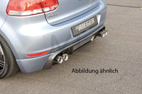Rieger 00059508 VW Mk6 Golf Rear Diffuser for Tailpipe Left -  Matte Black