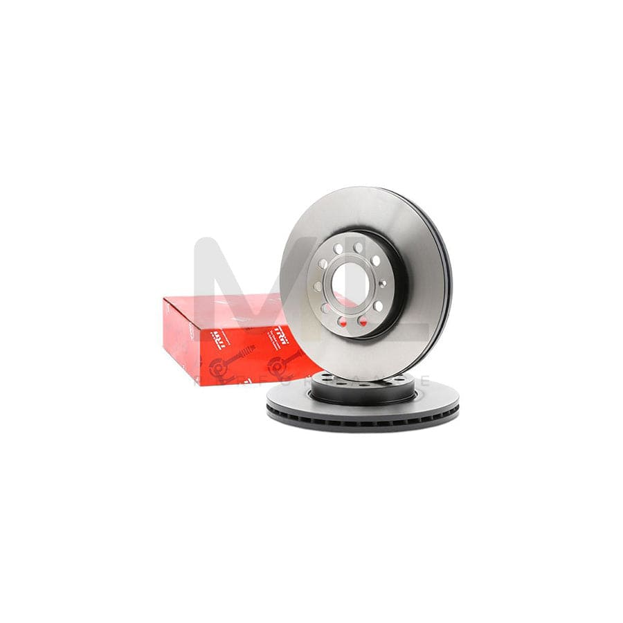TRW DF4295 Brake Disc Vented, Painted, High-carbon | Performance Parts Direct Car Parts