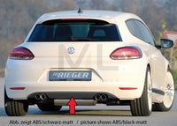 Rieger 00099787 VW 13 Mk3 Scirocco Rear Diffuser for Twin Tailpipe Left & Right - Carbon-Look