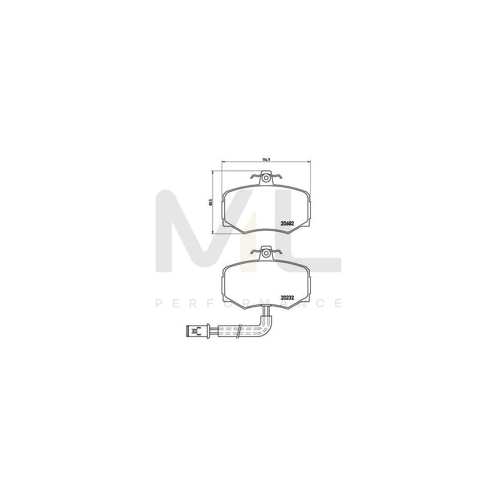 Brembo P 36 005 Brake Pad Set