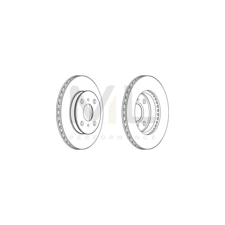 FERODO DDF1094-1 Brake Disc Vented | Performance Parts Direct Car Parts