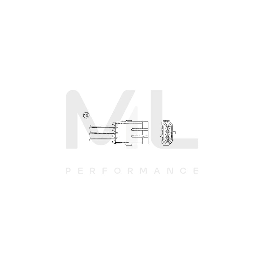 NTK Lambda Sensor / O2 Sensor (NGK 5709) - OZA660-EE16