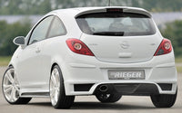 Rieger 00058947 Opel Corsa D Rear Diffuser for Tailpipe Left