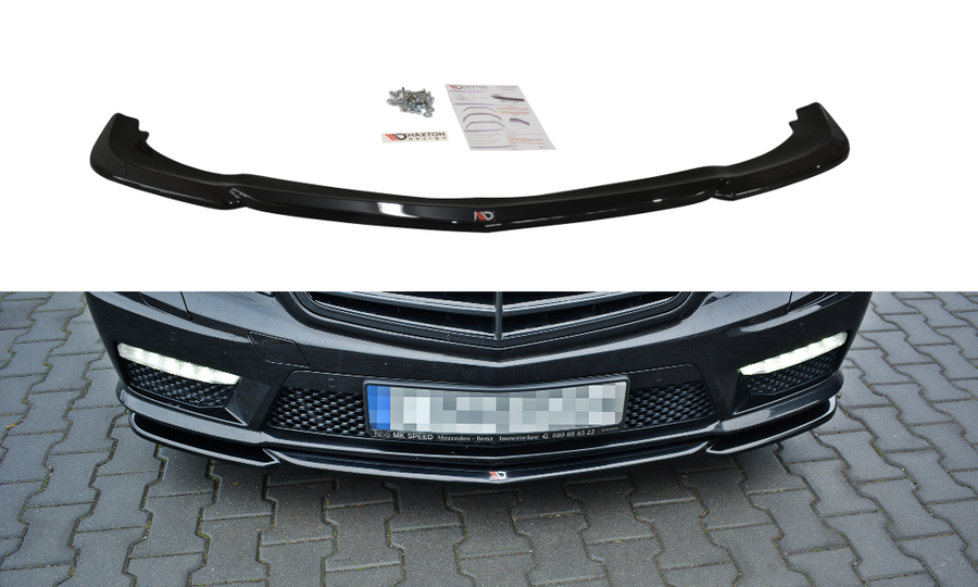 Maxton Design ME-E-212-AMG-FD1T Front Splitter V.1 Mercedes Benz E63 AMG W212 |