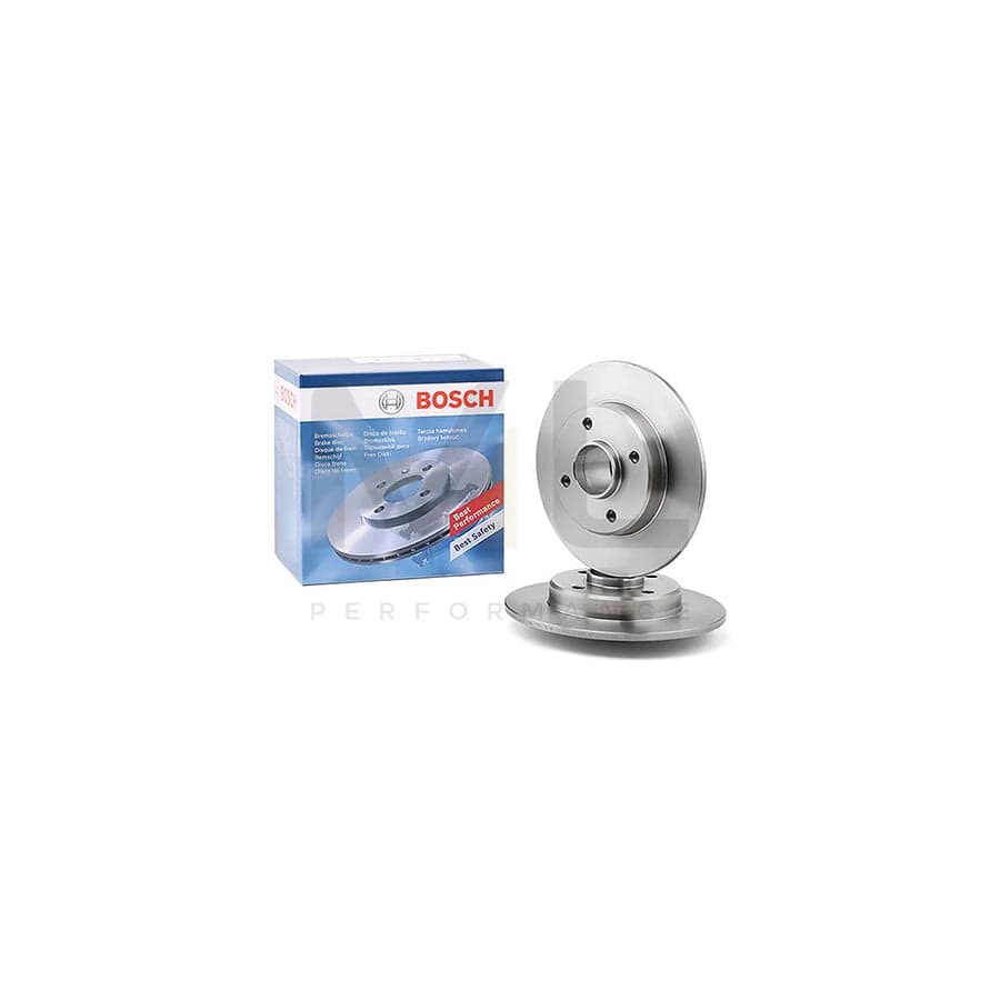 BOSCH 0 986 479 255 Brake Disc Solid, Coated | Performance Parts Direct Car Parts