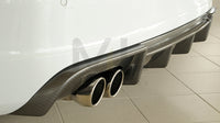 Rieger 00099356 Audi 8V A3 Rear Diffuser for Twin Tailpipe Left & Right - Carbon-Look