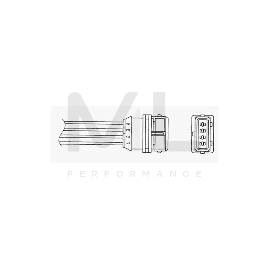 NTK Lambda Sensor / O2 Sensor (NGK 1785) - OTA4N-5D1