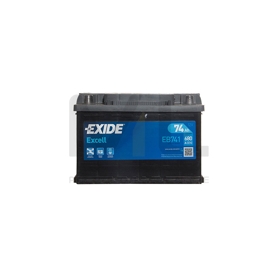 Exide Excell 082 Car Battery - 3 Year Guarantee