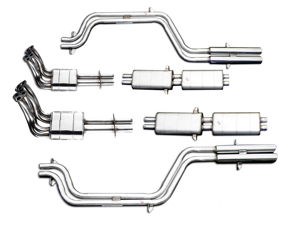 QuickSilver FE013 Ferrari 275 GTB GT4 Stainless Steel Exhaust