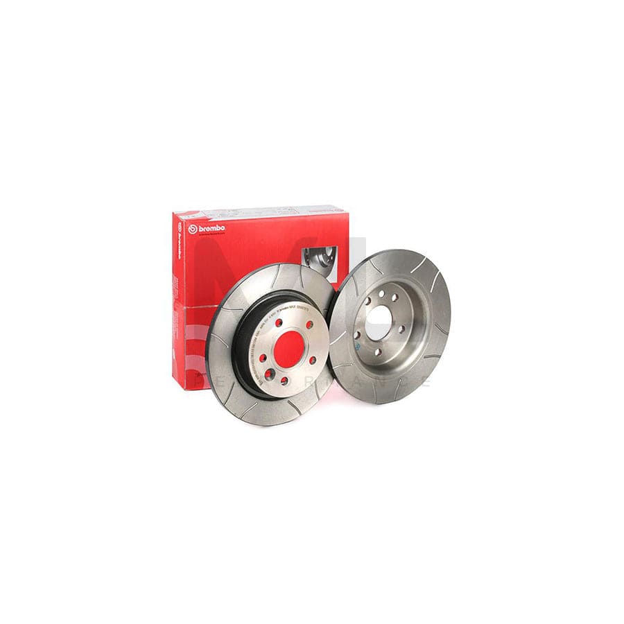 BREMBO 08.9975.75 Brake Disc Slotted, Solid, Coated  - 1 piece