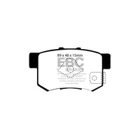 EBC PD13KR435 Honda Accord Yellowstuff Rear Brake Pad & GD Disc Kit