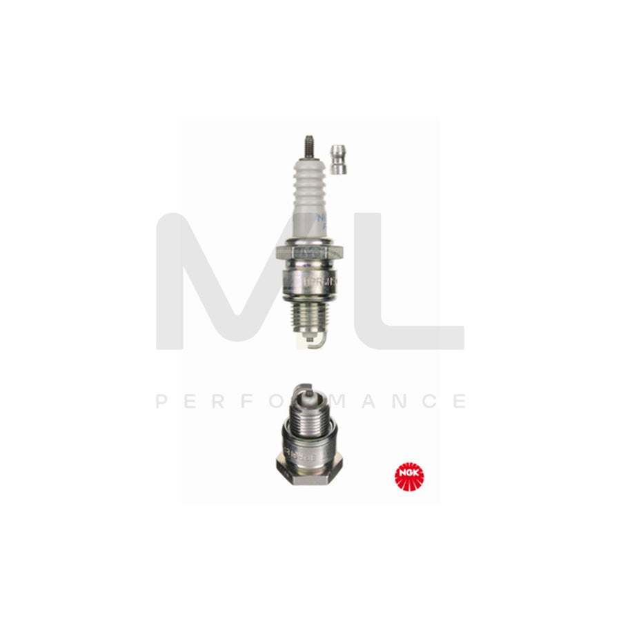 NGK BPR6HS-10 (2633) - Standard Spark Plug / Sparkplug - Projected Centre Electrode