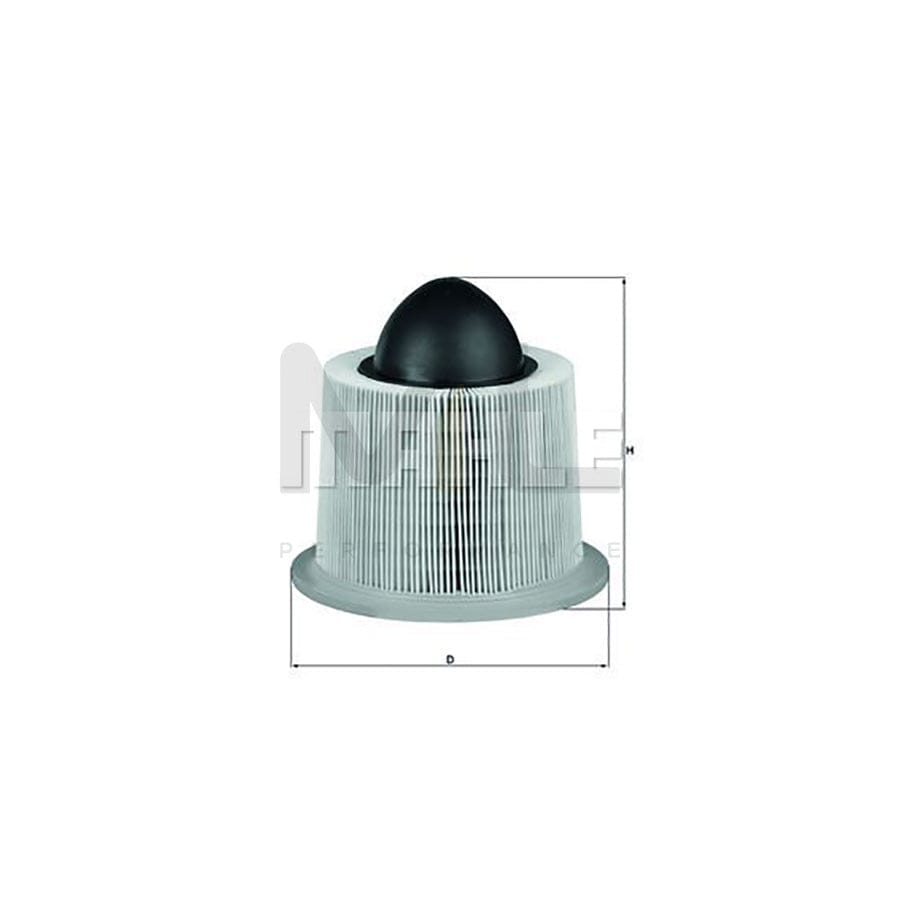 MAHLE ORIGINAL LX 1933 Air Filter Filter Insert | Performance Parts DirectCar Parts