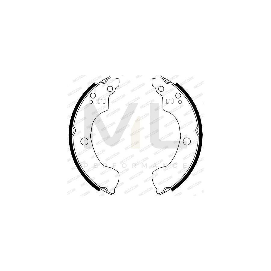 FERODO PREMIER FSB4106 Brake Shoe Set | Performance Parts Direct Car Parts