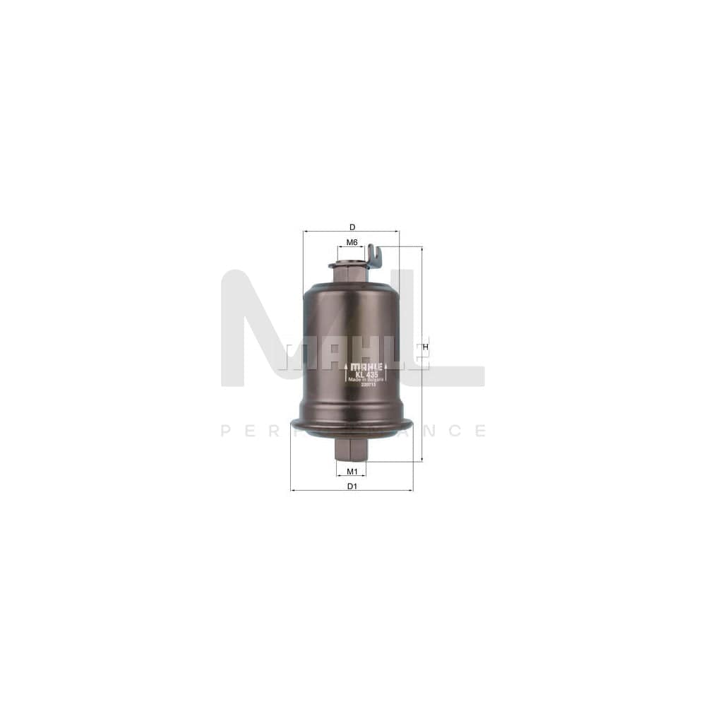 MAHLE ORIGINAL KL 435 Fuel filter In-Line Filter | Performance Parts DirectCar Parts
