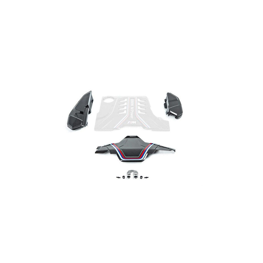 Genuine BMW F90 F91 F92 F93 M Performance Carbon Engine Cover Extension Kit (M5 & M8)