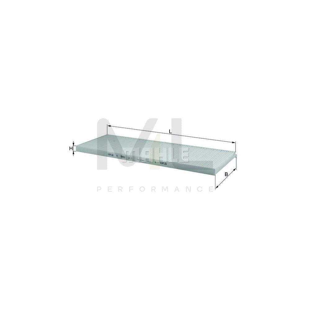 MAHLE ORIGINAL LA 11 Pollen filter Particulate Filter | Performance Parts DirectCar Parts