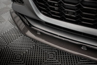 MAXTON DESIGN CF-AU-RS6-C8-FD1-245-P CARBON FIBER FRONT SPLITTER AUDI RS6 C8 / RS7 C8