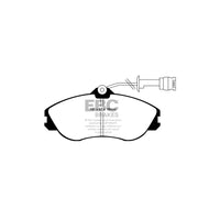EBC PD03KF057 Audi Yellowstuff Front Brake Pad & Plain Disc Kit - Girling/TRW Caliper (Inc. 80, Cabriolet, Coupe)