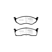 EBC PD03KF1343 Chrysler 300M Yellowstuff Front Brake Pad & Plain Disc Kit