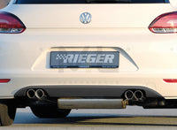 Rieger 00014107 VW 13 Mk3 Scirocco Rear Diffuser for Twin Tailpipe Left & Right -  Matte Black