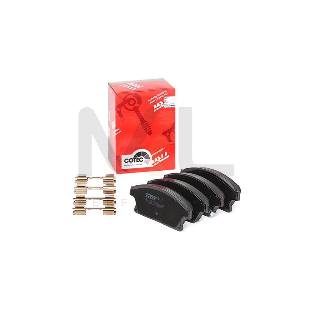 TRW Cotec Gdb1847 Brake Pad Set With Acoustic Wear Warning, With Accessories | Performance Parts Direct Car Parts
