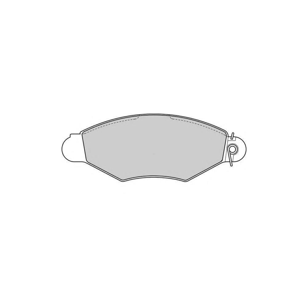 Ferodo Premier Fdb1458 Brake Pad Set For Toyota Corolla Not Prepared For Wear Indicator | Performance Parts Direct Car Parts