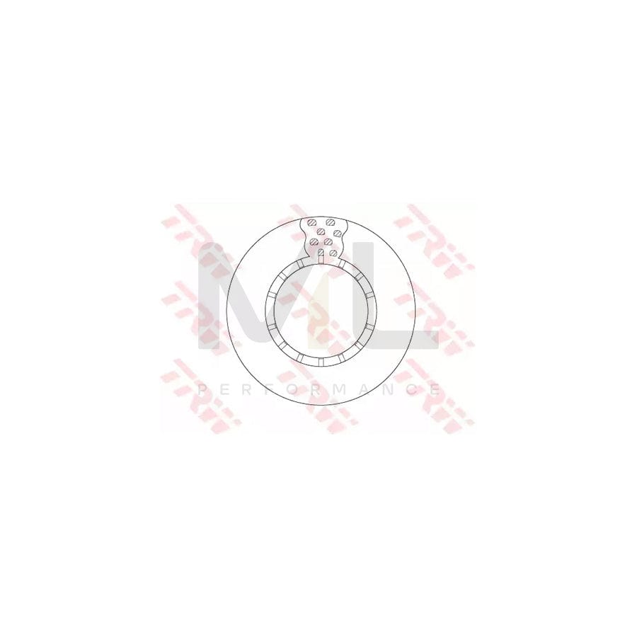 TRW DF5085S Brake Disc Vented | Performance Parts Direct Car Parts