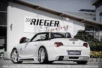 Rieger 00099856 BMW Z4 E85 Rear Diffuser for Original Twin Tailpipe Left - Carbon-Look