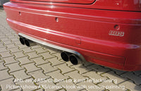 Rieger 00099519 BMW E46 Rear Diffuser - Carbon-Look