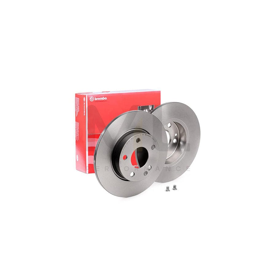 BREMBO COATED DISC LINE 08.8679.11 Brake Disc suitable for MERCEDES-BENZ A-Class (W169) Solid, Coated, High-carbon, with bolts/screws  - 1 piece