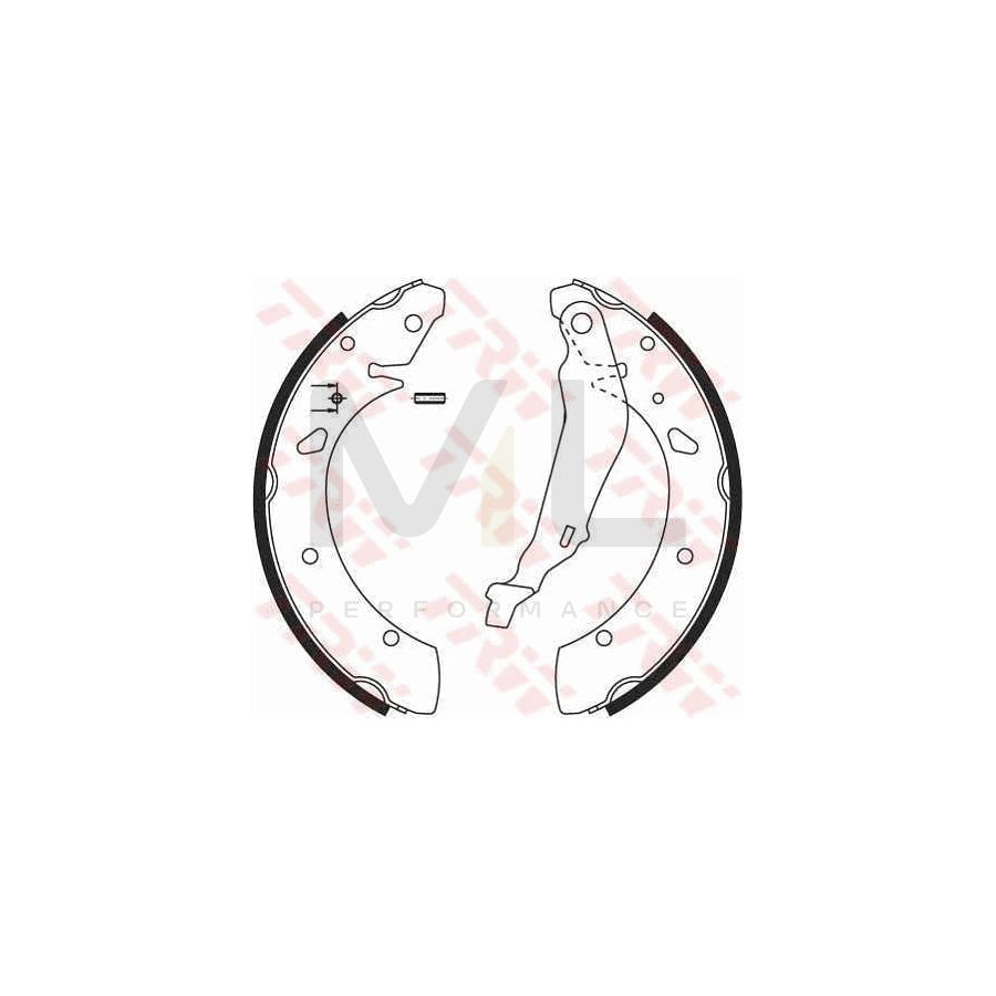 TRW GS8640 Brake Shoe Set for HONDA ACCORD | Performance Parts Direct Car Parts