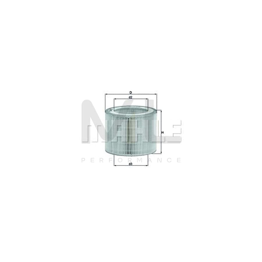 MAHLE ORIGINAL LX 746 Air Filter Filter Insert | Performance Parts DirectCar Parts