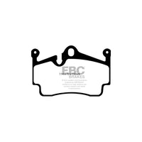 EBC PD03KR1013 Porsche 911 (997) Yellowstuff Rear Brake Pad & Plain Disc Kit - Brembo Caliper