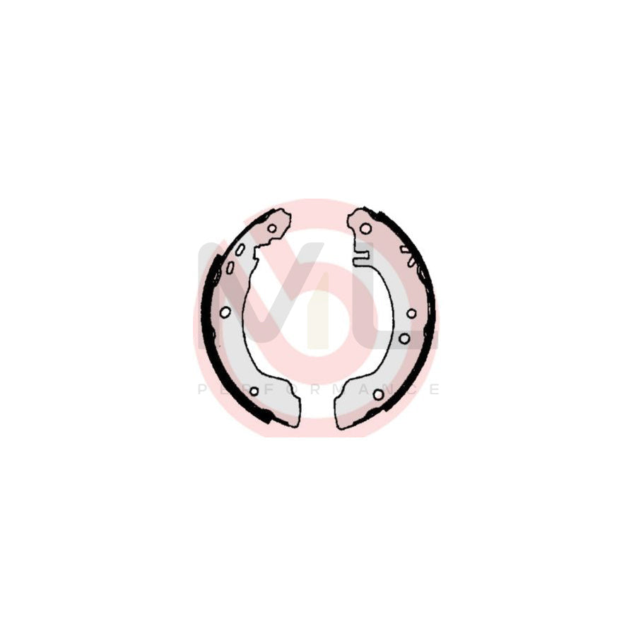 BREMBO S 56 505 Brake Shoe Set for NISSAN PRIMERA