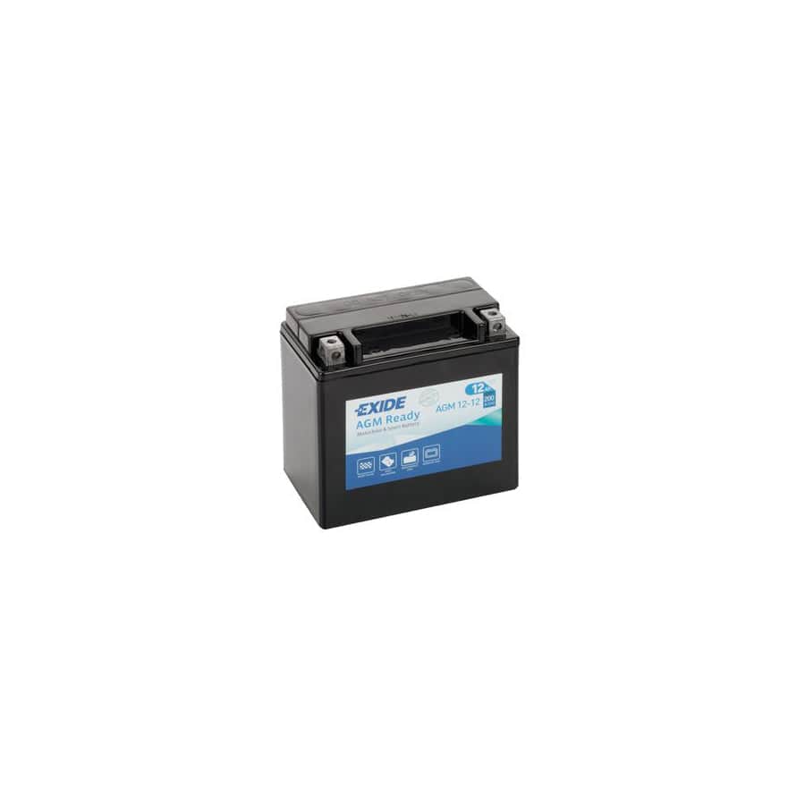 Exide AGM12-12 Motorcycle Battery 12V