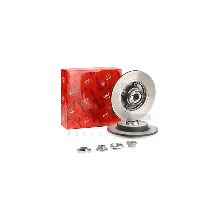 TRW DF2059BS Brake Disc Solid, with ABS sensor ring, with wheel bearing | Performance Parts Direct Car Parts