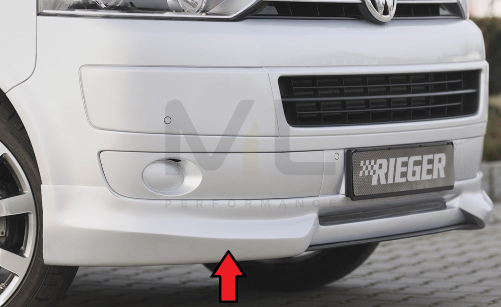 Rieger 00059255 VW T5 Front Splitter