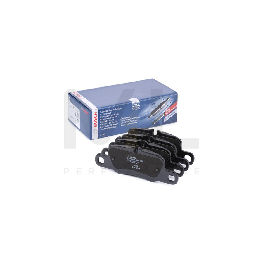Bosch 0986494431 Brake Pad Set With Anti-Squeak Plate BP1353 | Performance Parts Direct Car Parts