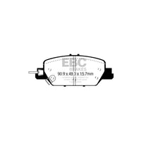 EBC DP43085R Honda CR-V Yellowstuff Rear Brake Pads (Pair)