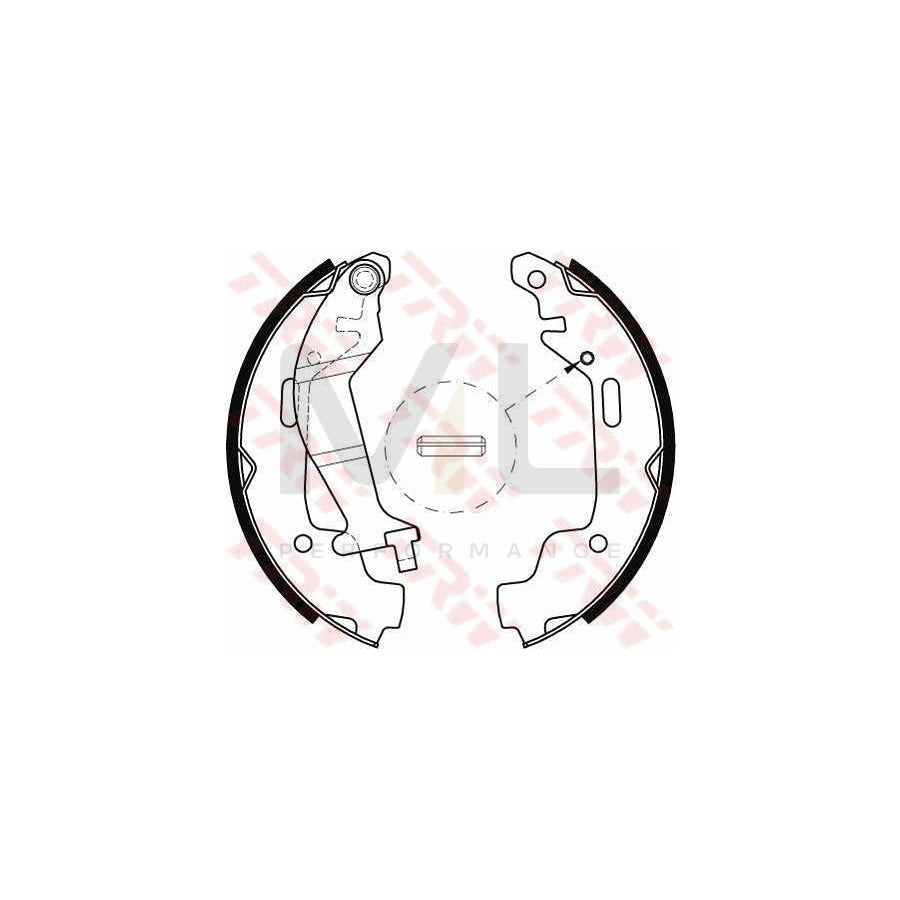 TRW GS8468 Brake Shoe Set | Performance Parts Direct Car Parts