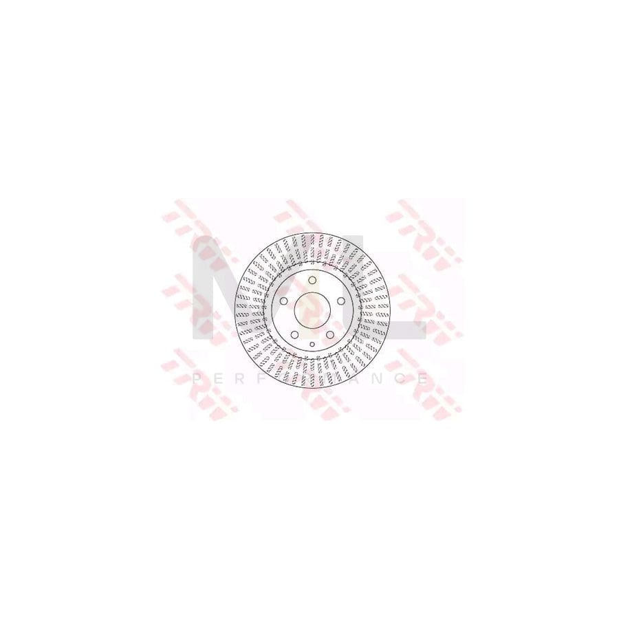 TRW DF6731 Brake Disc Vented, Painted | Performance Parts Direct Car Parts