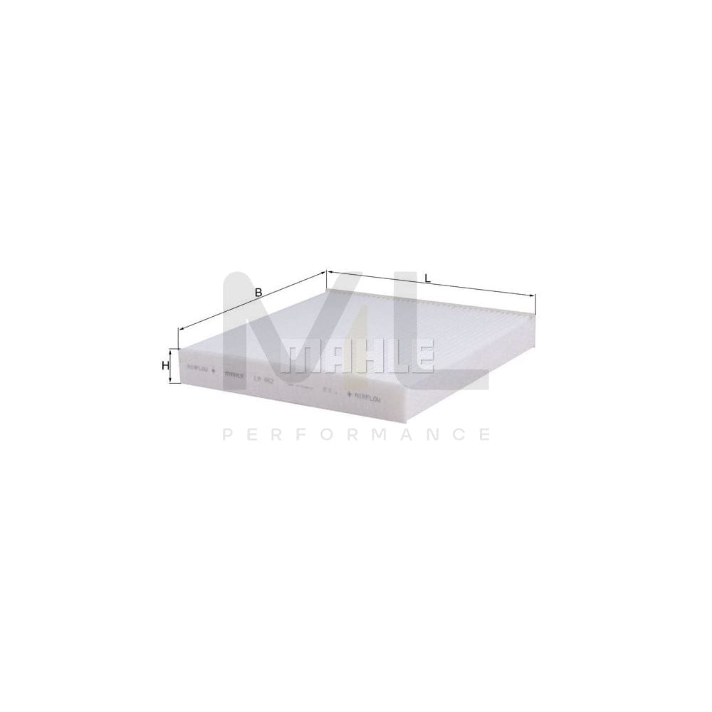 MAHLE ORIGINAL LA 462 Pollen filter Particulate Filter | Performance Parts DirectCar Parts