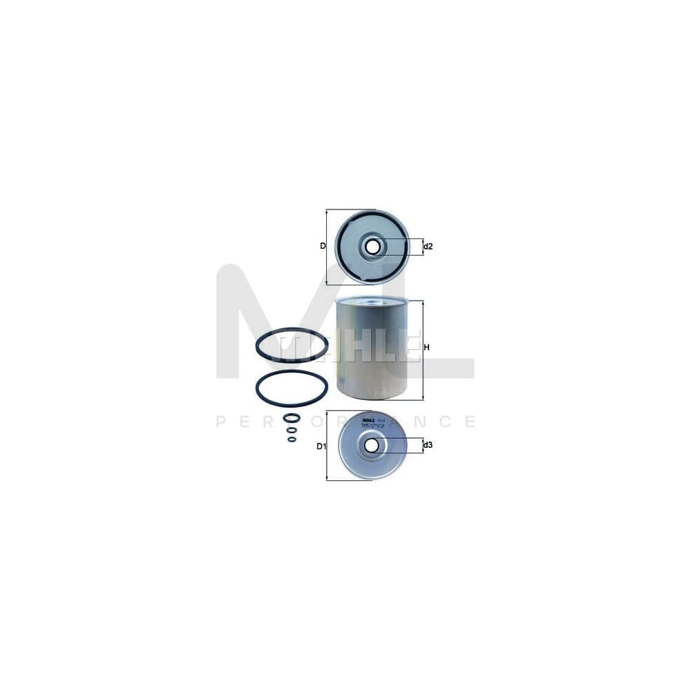 MAHLE ORIGINAL KX 24D Fuel filter Filter Insert | Performance Parts DirectCar Parts