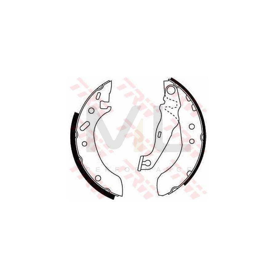 TRW GS8611 Brake Shoe Set | Performance Parts Direct Car Parts