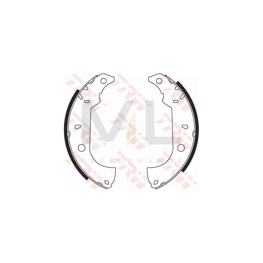 TRW GS8614 Brake Shoe Set | Performance Parts Direct Car Parts