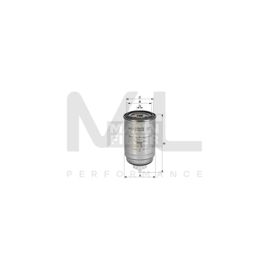 MANN-FILTER WK 9190 Fuel filter Spin-on Filter