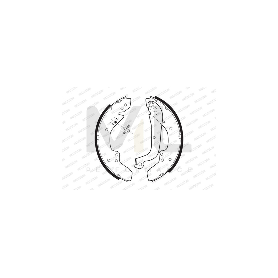 FERODO PREMIER FSB203 Brake Shoe Set | Performance Parts Direct Car Parts